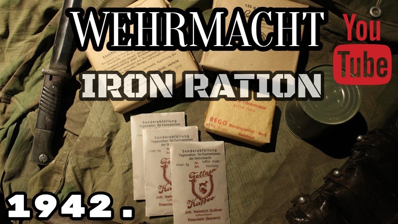 Wehrmacht rations: Eiserne Portion 1942. / German Iron Ration / ENG SUBS