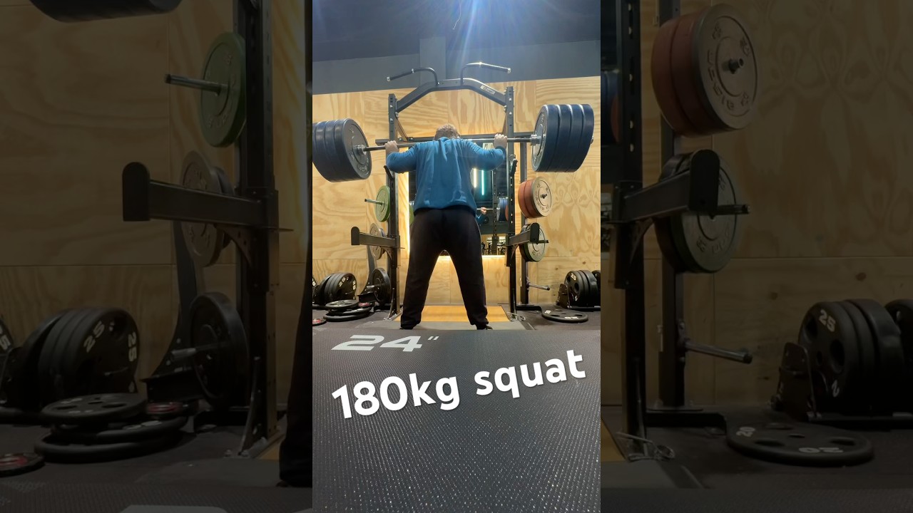 Heavy back squat was I deep enough?😳