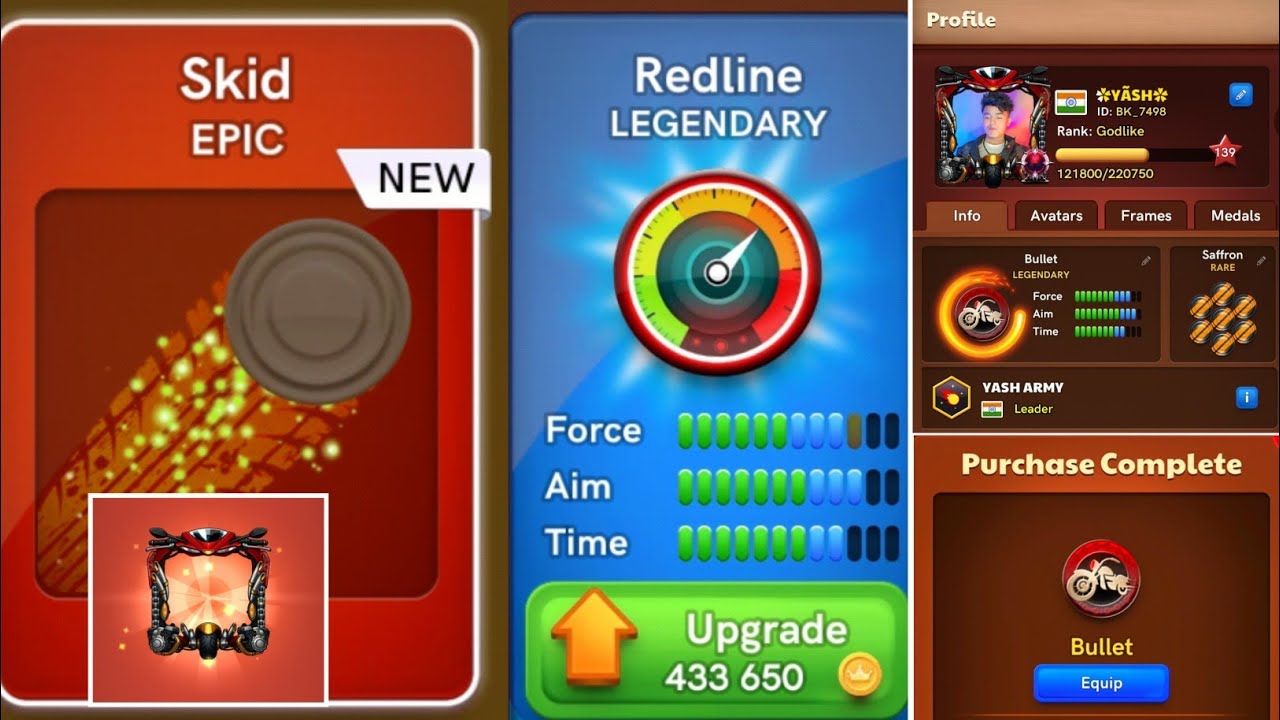 🤯New Offer New Event All Complete ✅🥵 Bullet Striker 🤯💀 Amezing Gameplay Gaming Yash Carrom Pool 🔥