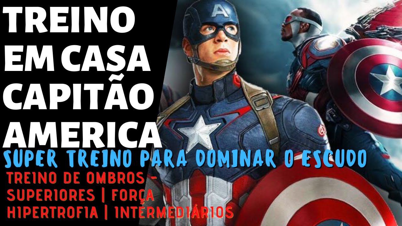 SUPER TREINO DE OMBRO DO CAPITÃO AMÉRICA | SHAPE DE HÉROI