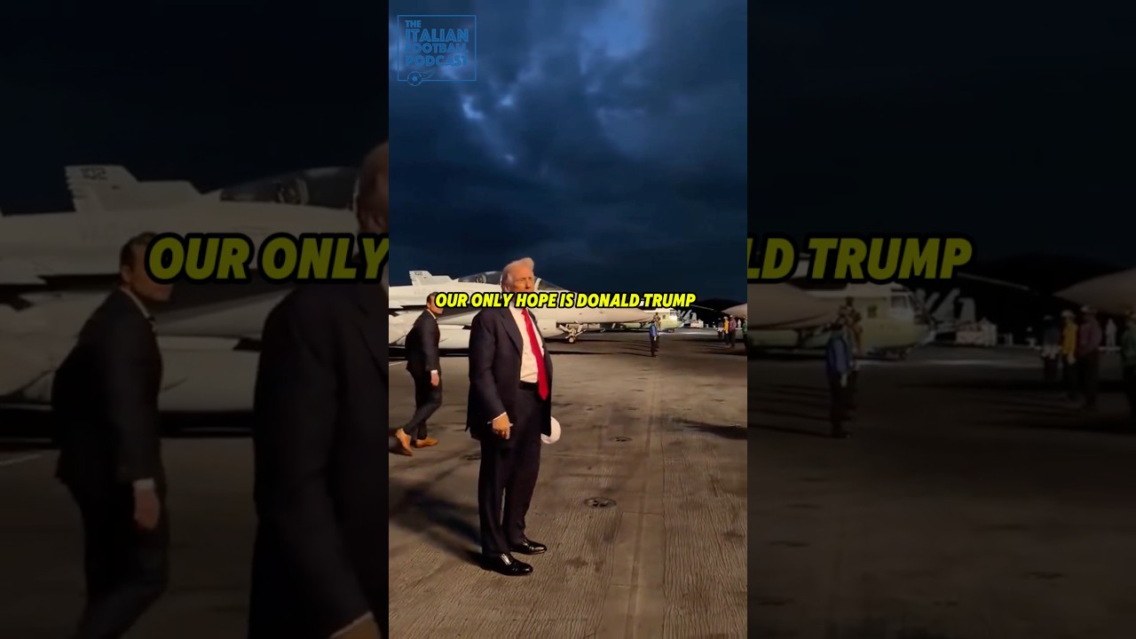 Only Donald Trump can save Italy from World Cup failure 🇮🇹 🇺🇸  