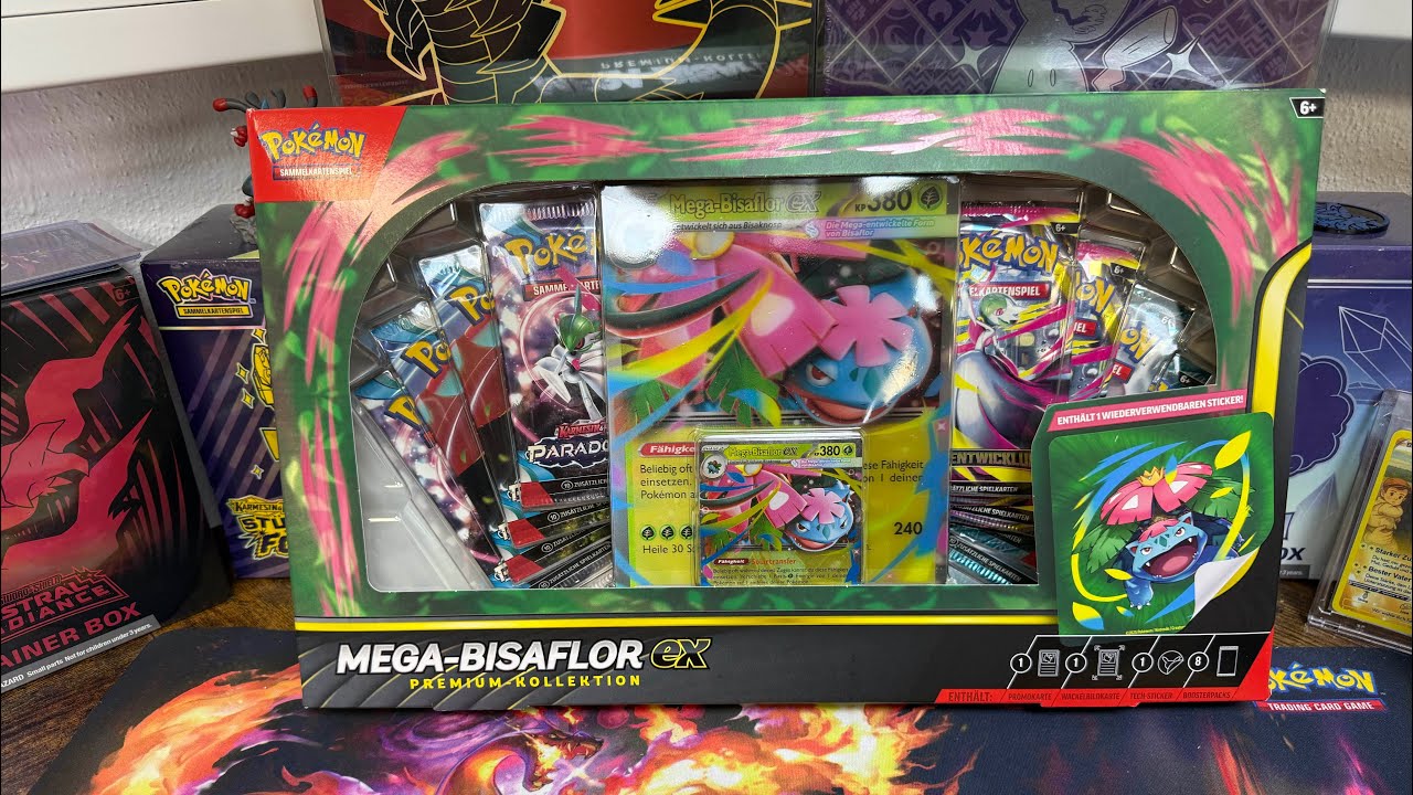 Lohnt sich die NEUE Mega Bisaflor EX Kollektion?! JA! 🔥 #pokemon #megaevolution #venasaur #unboxing 