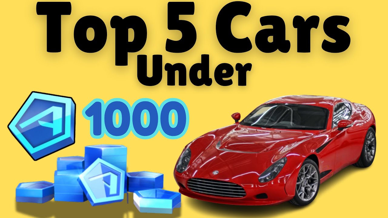 Top 5 Best Cars to Buy in Asphalt 8 with Less Than 1000 Tokens | Ultimate Guide For Beginers!