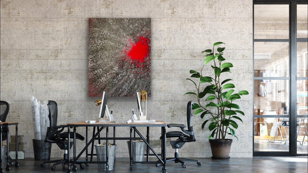Red Rules! New Dump and Swirl! Abstract Fluid Art!