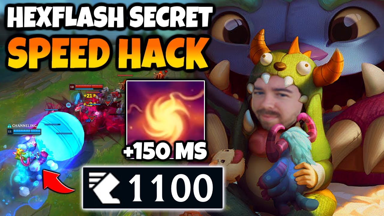NUNU MID is BROKEN with HEXFLASH. (INSANE MOVEMENT SPEED SECRET)