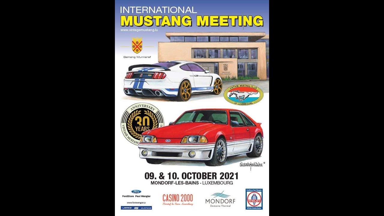 International Mustang Meeting, Luxemburg, Mondorf,2021
