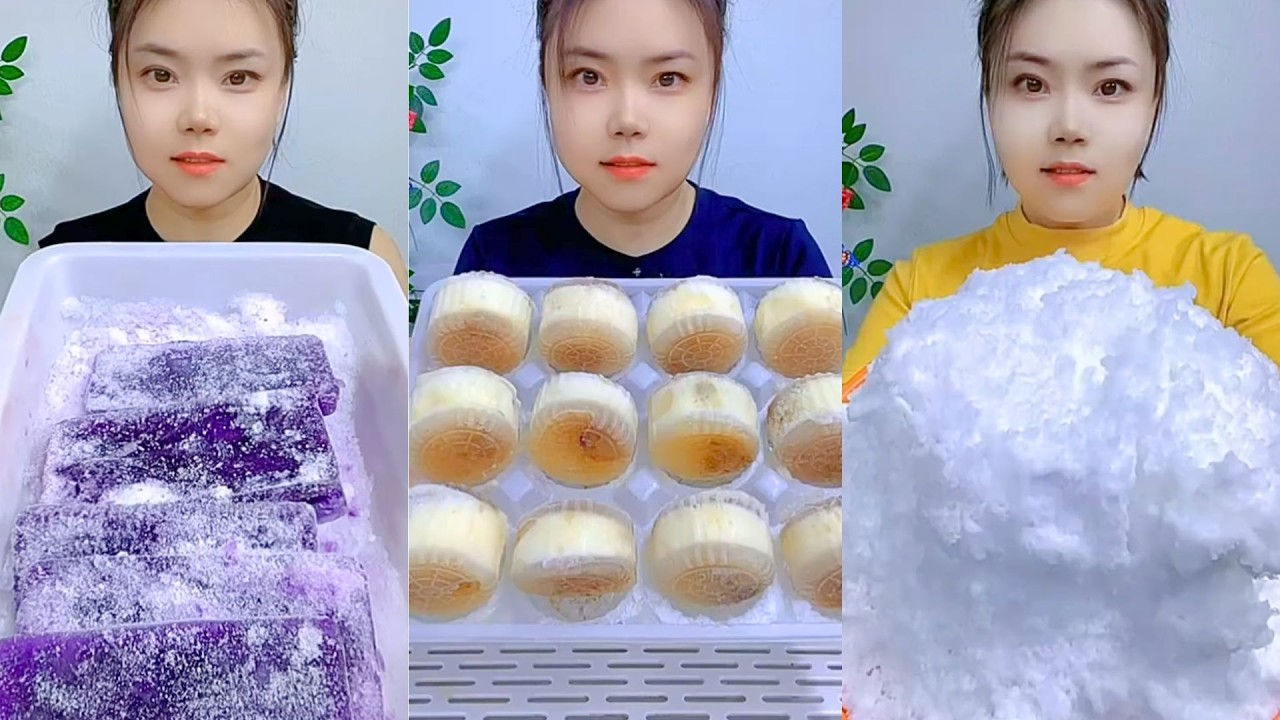 Homemade Traditional Chinese Ice Eating Show #61