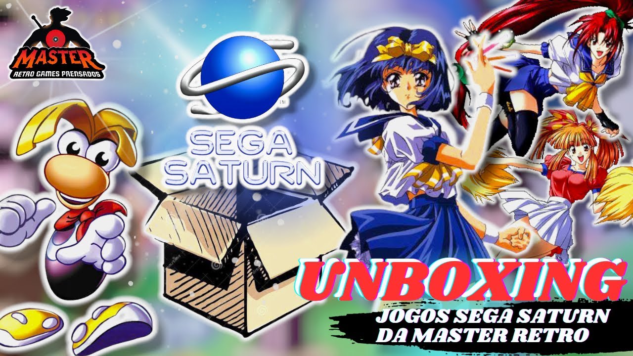 Unboxing de nostalgias com os jogos de Sega Saturn da Master