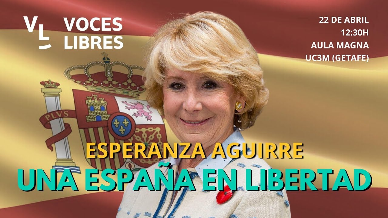 Esperanza Aguirre: por una España en libertad - Acto de Voces Libres