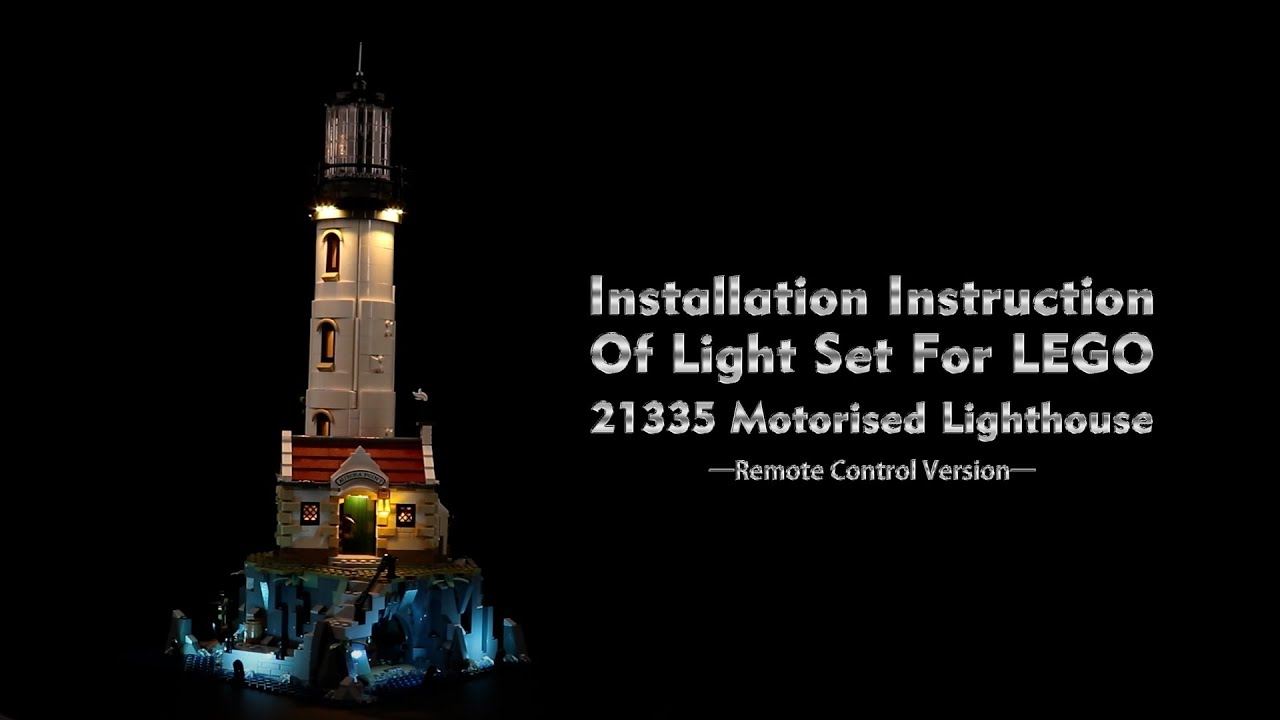 Installation Instruction Of Light Set For LEGO 21335 Motorised Lighthouse.