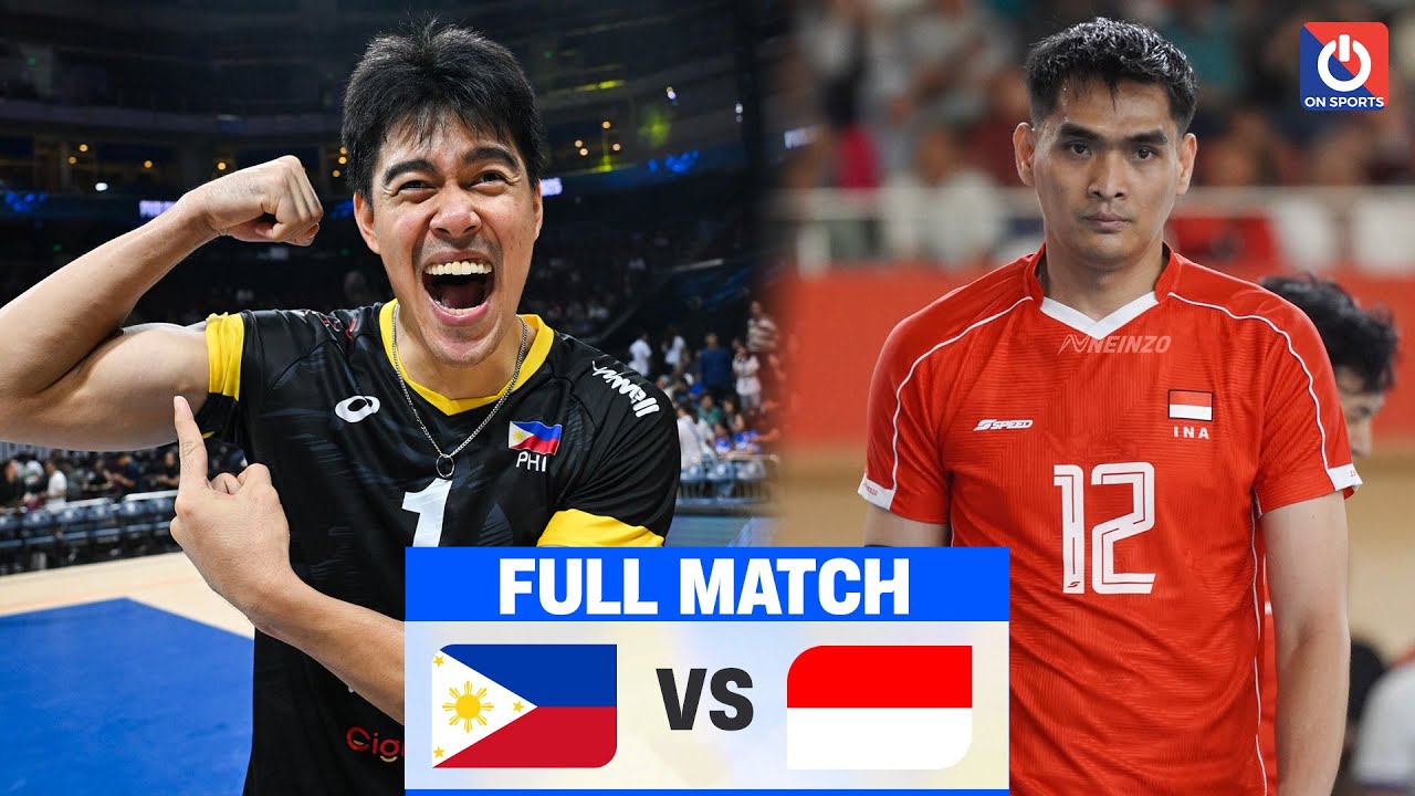 FULL HD | PHILIPPINES vs INDONESIA | Bryan Bagunas vs. Rivan Nurmulki - So tài rực lửa