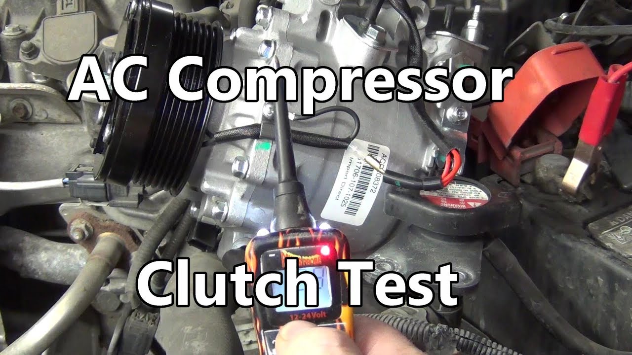 How-to Test for AC Compressor Clutch Function