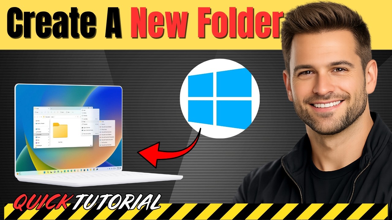 How To Create A New Folder In Laptop/PC - Make New Folder In Windows 11 2026 Guide