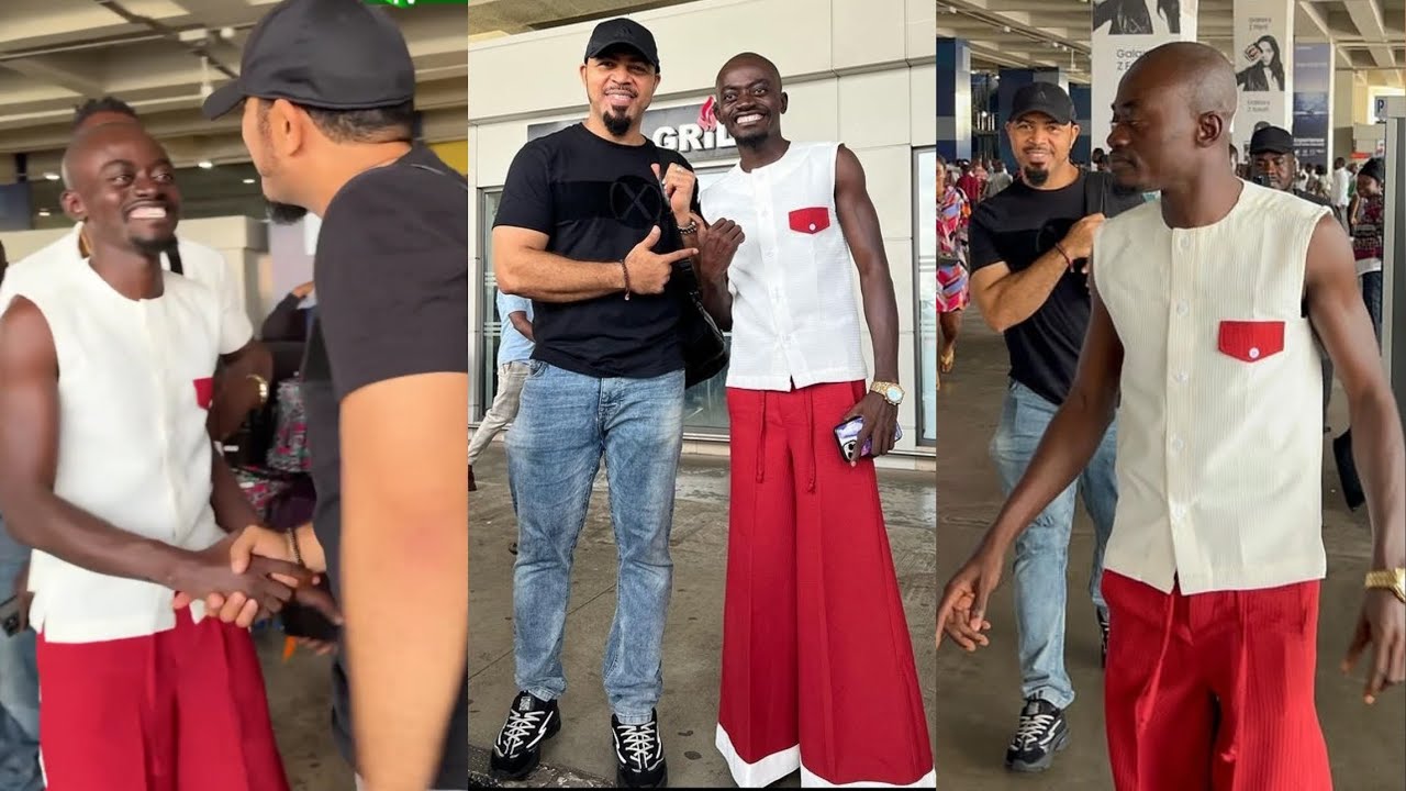 Finally Kwadwo Nkansah Lilwin meets Actor Ramsey Noah ahead of his new movie