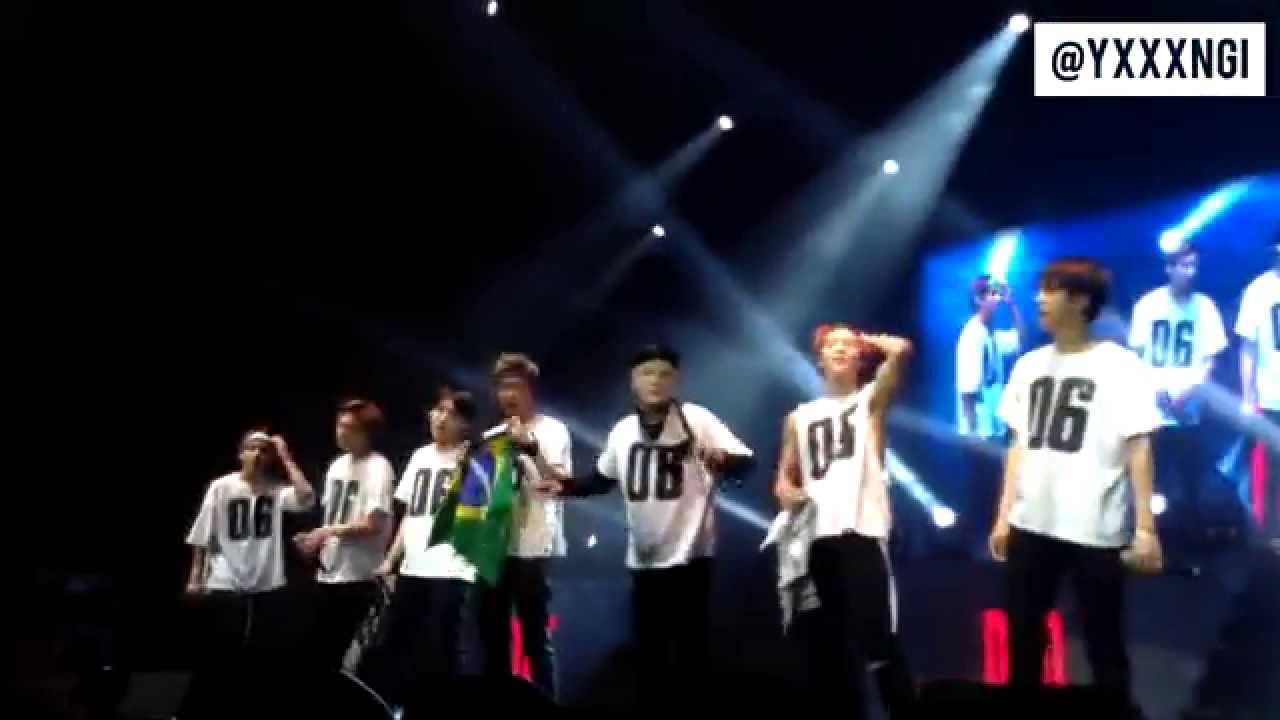 150731 [TRB in Brazil] BTS (방탄소년단) - Rise of Bangtan (진격의 방탄) @ Espaço das Américas SP