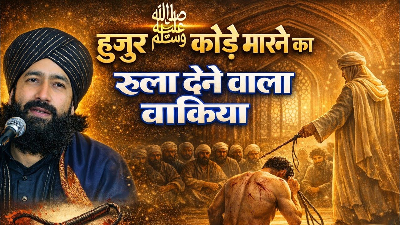 हुजूर को कोड़े मारने का रुला देने वाला बयान | Mufti Hammad Raza Moradabadi | Dil kanp Jayega Sunkar