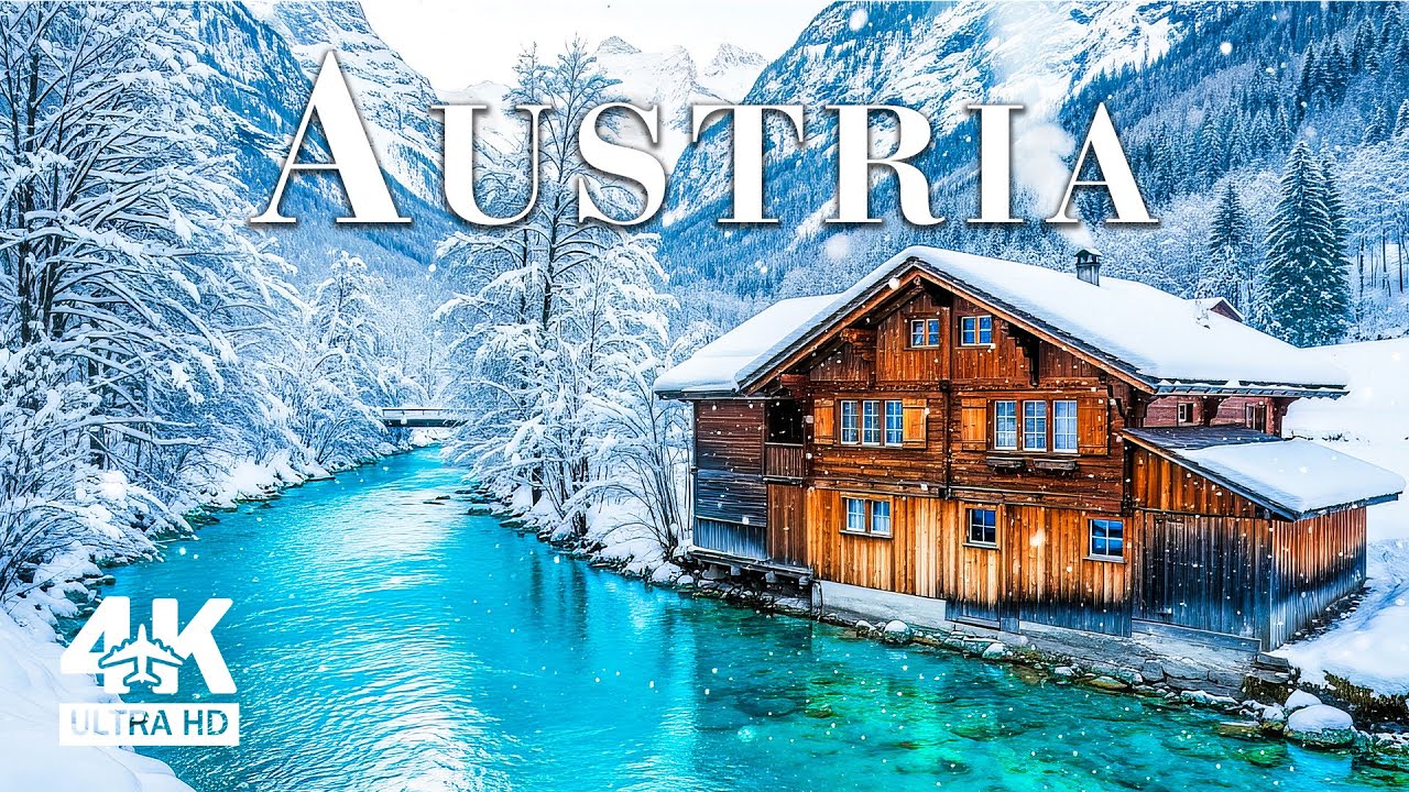 Winter in AUSTRIA 4K HDR | Hallstatt in Ice, Bright Salzburg Lights & Serene Alpine Valleys