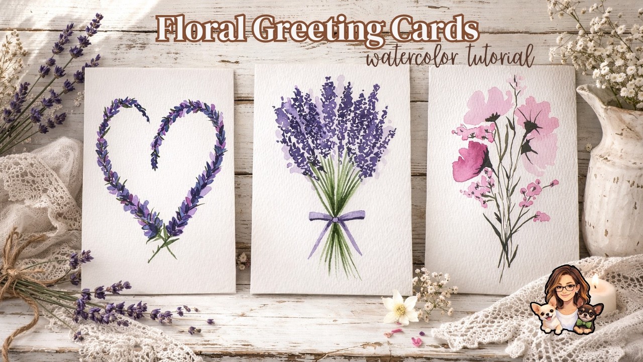 Get Good at Painting BLOBS 😂 | Easy Watercolor Florals for Beginners