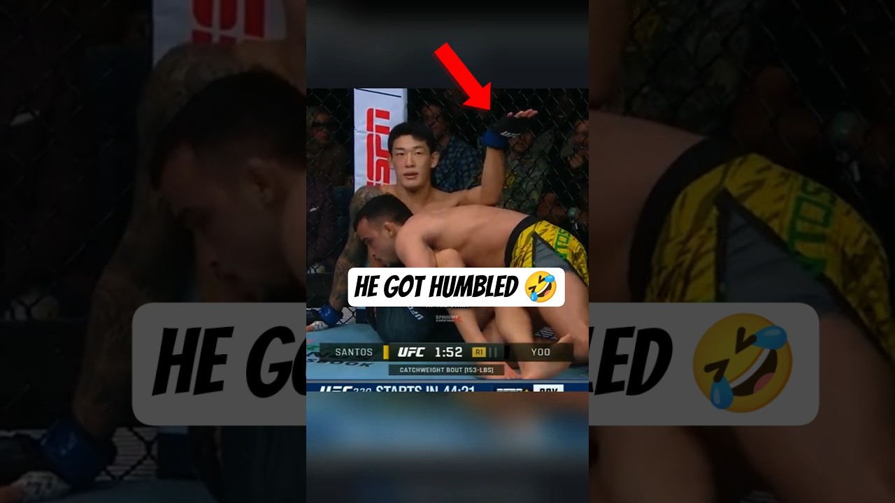 Чусан Ю был унижен за показную демонстрацию чувств 😬✅ #UFC320