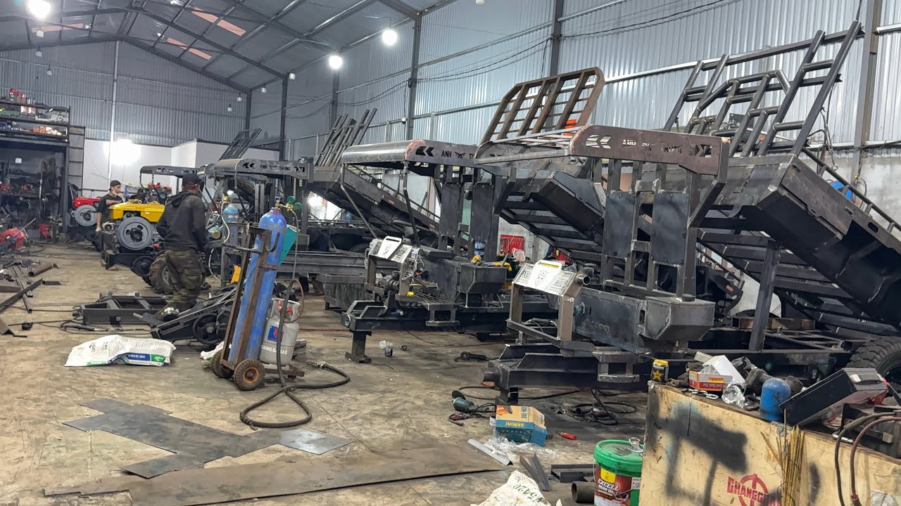 Riwiu cầu đẩy ben thắng hơi loke cơ khí Anh Trung