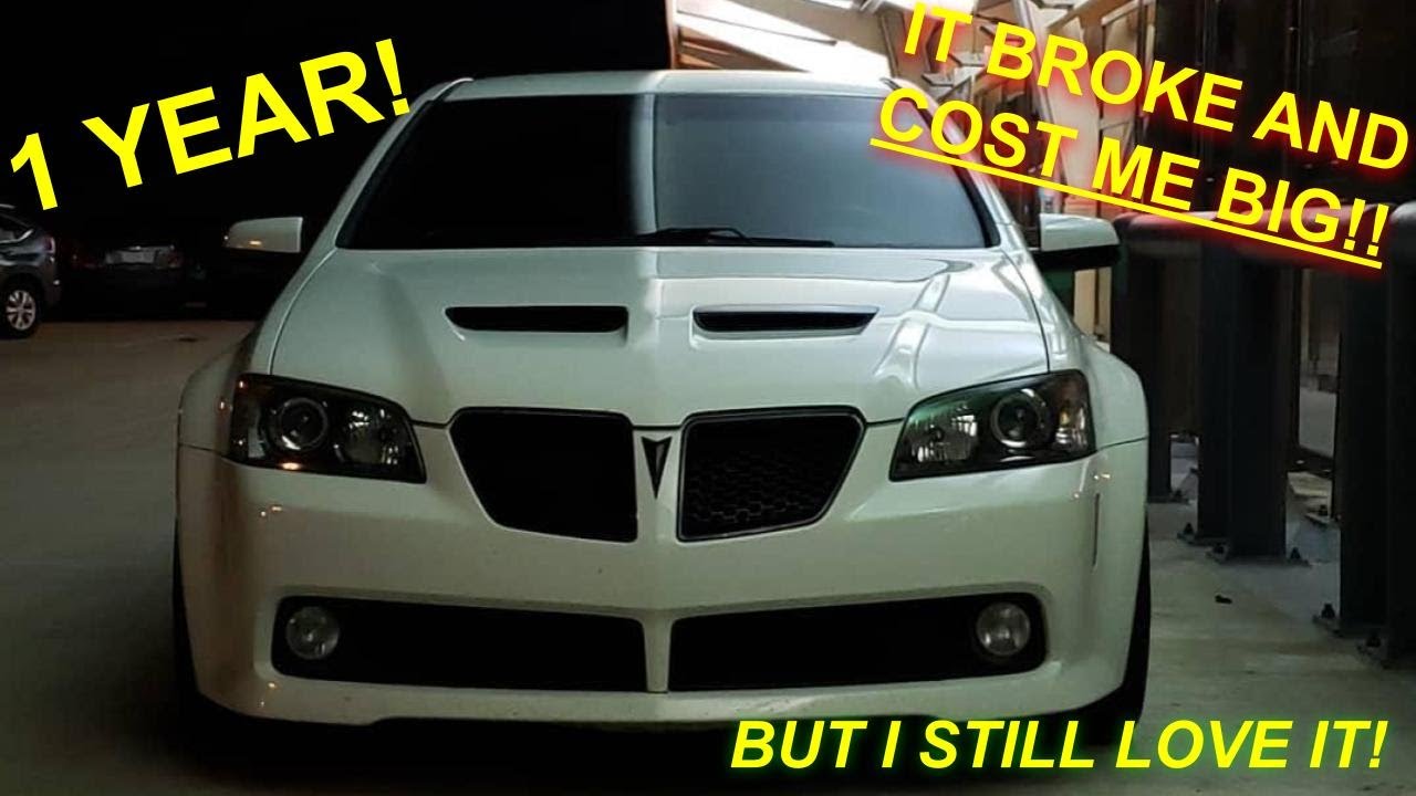Год владения Pontiac G8 GT