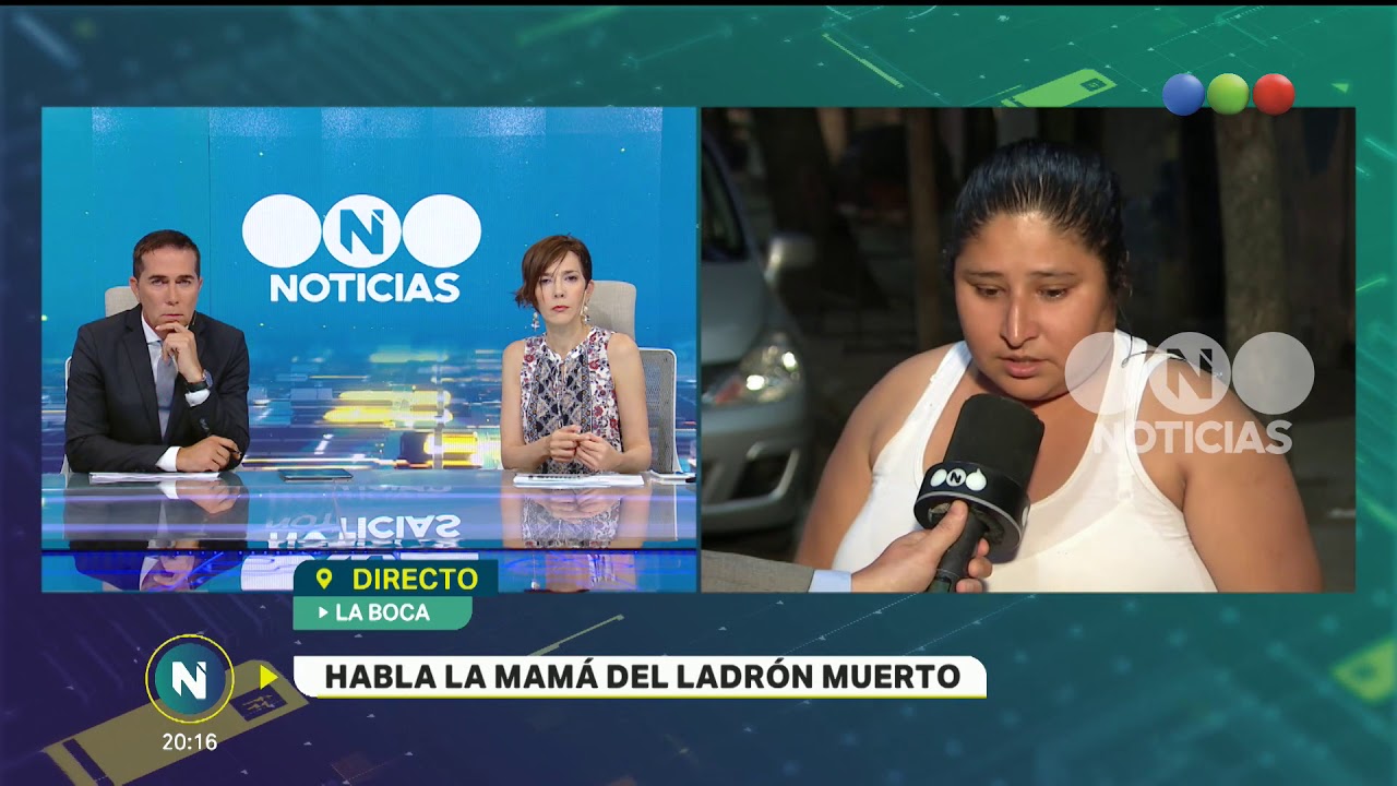 Habla la mamá del ladrón muerto – Telefe Noticias
