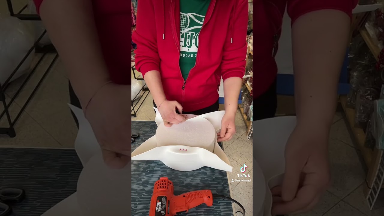 Tutorial Tiraggio torta gomma Eva fase iniziale tiro zig zag giro