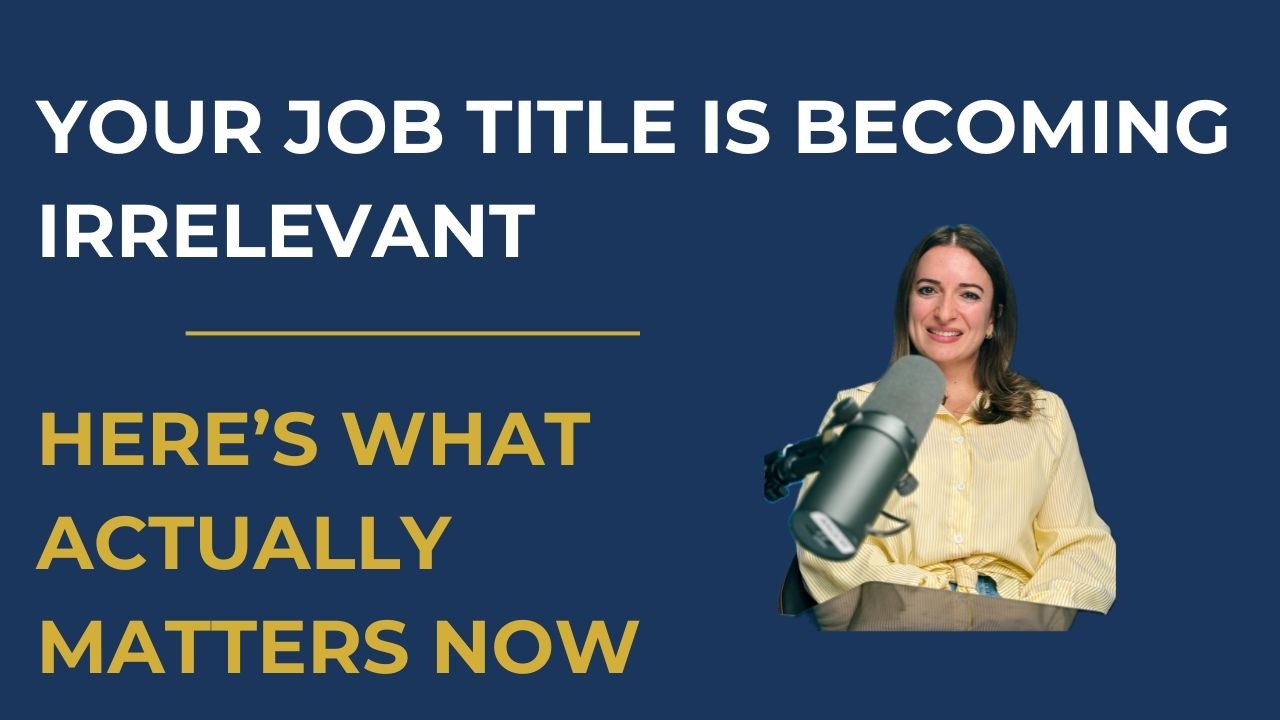 Your Job Title Is Becoming Irrelevant &mdash; Here's What Actually Matters Now