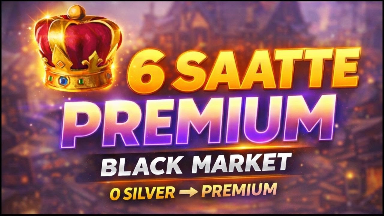 Sıfır Hesapla Premium Aldım! (En Hızlı Yöntem) - Albion Online Türkçe Black Market