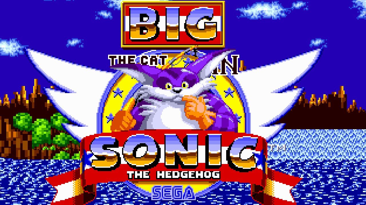Sonic Hack - Big The Cat In Sonic The Hedgehog