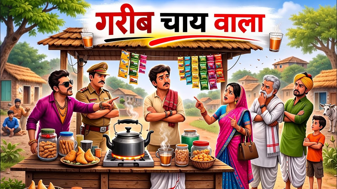 गरीब चाय वाला। Gareeb chay wala हिंदी कहानी। Emotional story! Moral story || stories I Cartoon