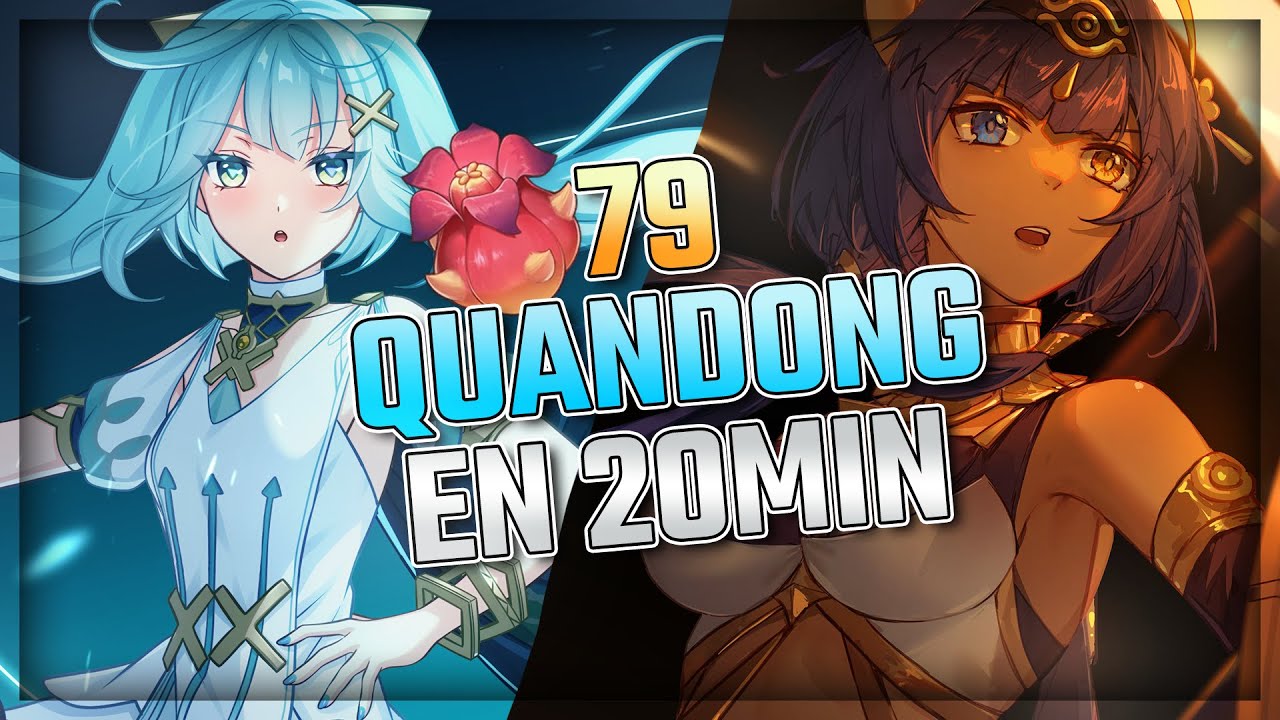 Localisation QUANDONG | Optimisation Farm | Matériaux élévation Candace | Genshin Impact