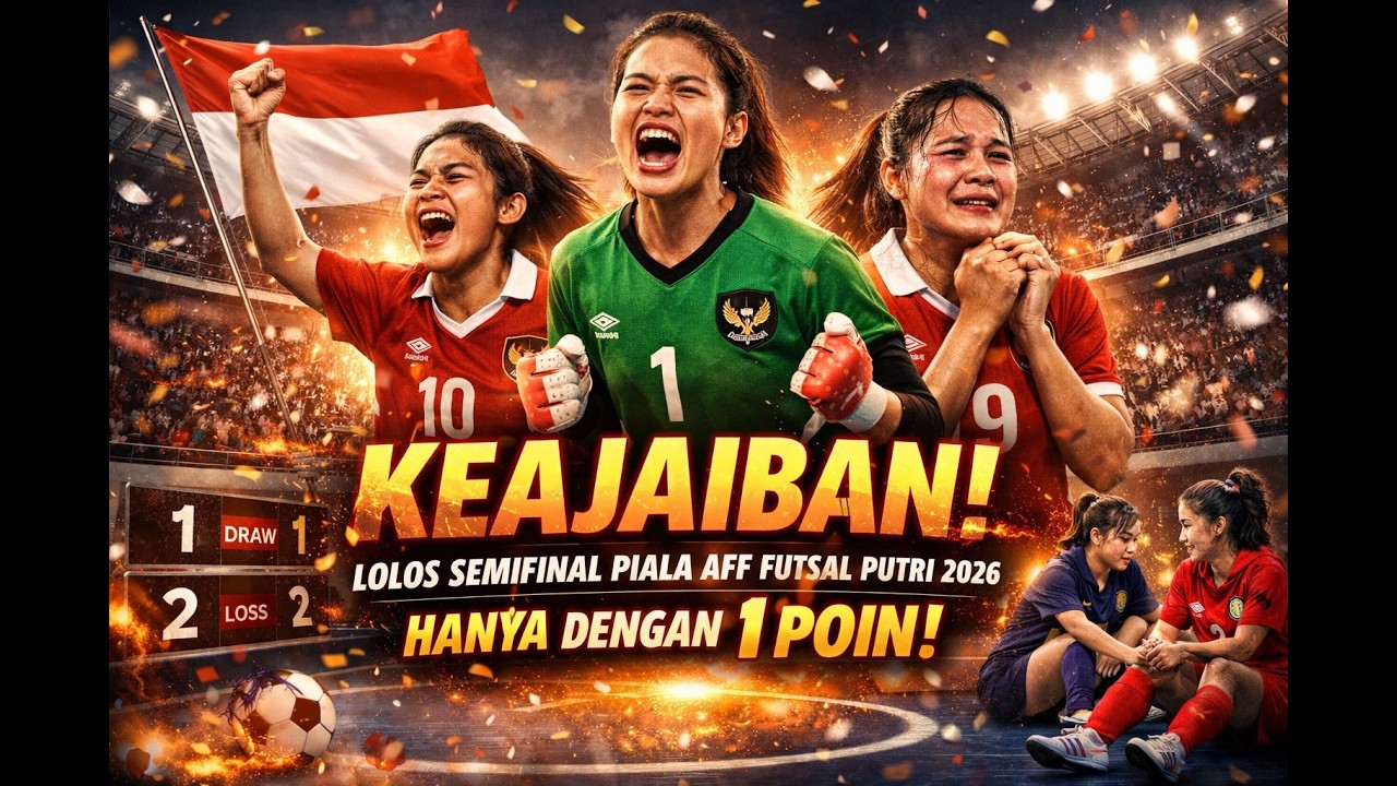 Ajaib ‼️Lolos ke Semifinal Timnas Futsal Putri Indonesia menggemparkan ASEAN