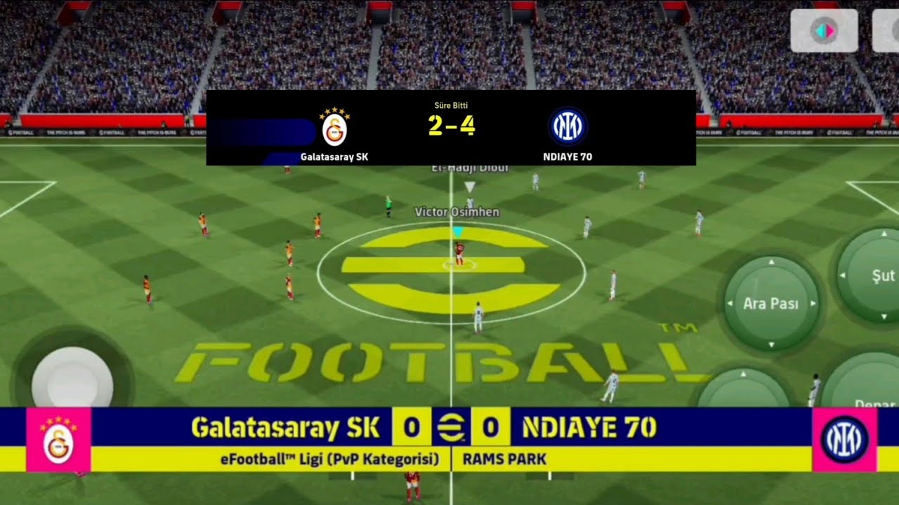EFOOTBALL GAMEPLAY MOBİLE ( FUTBOL OYUNU  )