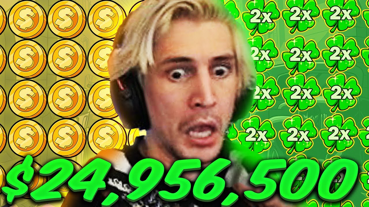 XQC BIGGEST WIN OF ALL TIME - Top 10 (Le Bandit, Sugar Rush, Gates of Olympus)