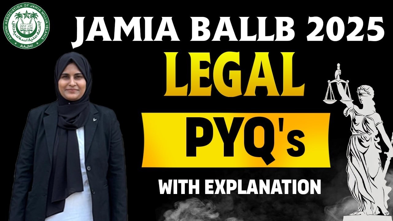 JMI BA LL.B 2025 Legal Aptitude PYQ Session | Jamia Law Entrance 2026 Preparation