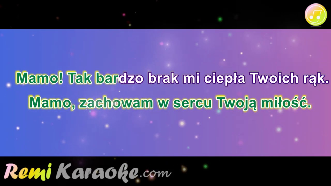 Akcent - Mamo (karaoke - RemiKaraoke.com)