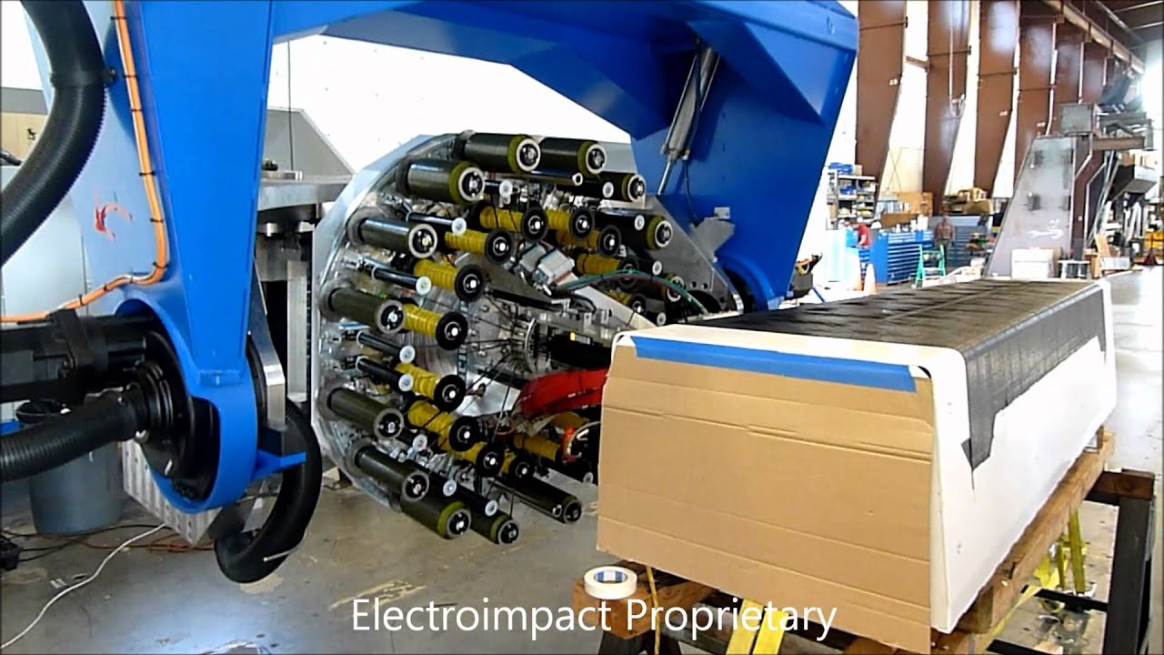 Automatic Fiber Placement Spar Layup