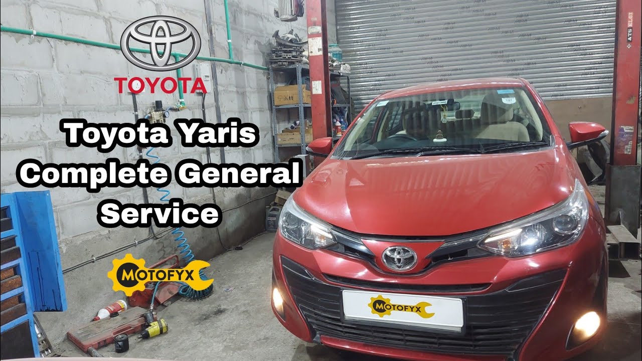 Toyota Yaris Service By MotoFyx | Expert Technicians | Genuine Spares | Live Updates