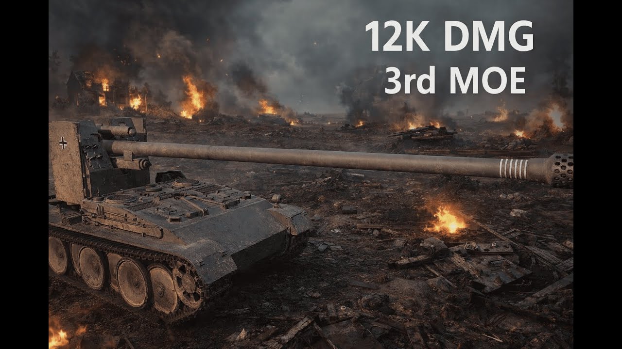 12,000 Damage, 3rd MoE :: Grille 15 :: WoT 2.0 