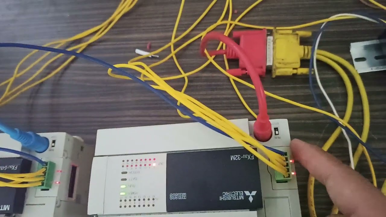 setting comunication RS 485 PLC fx-3u to PLC fx3u , master and slave