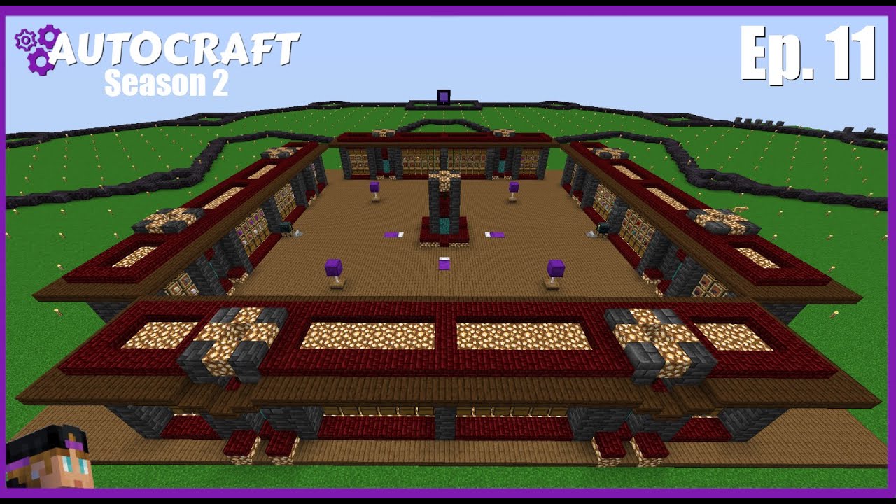 STORAGE SYSTEM AND TWO FARMS! AutoCraft Season 2 EP 11!
