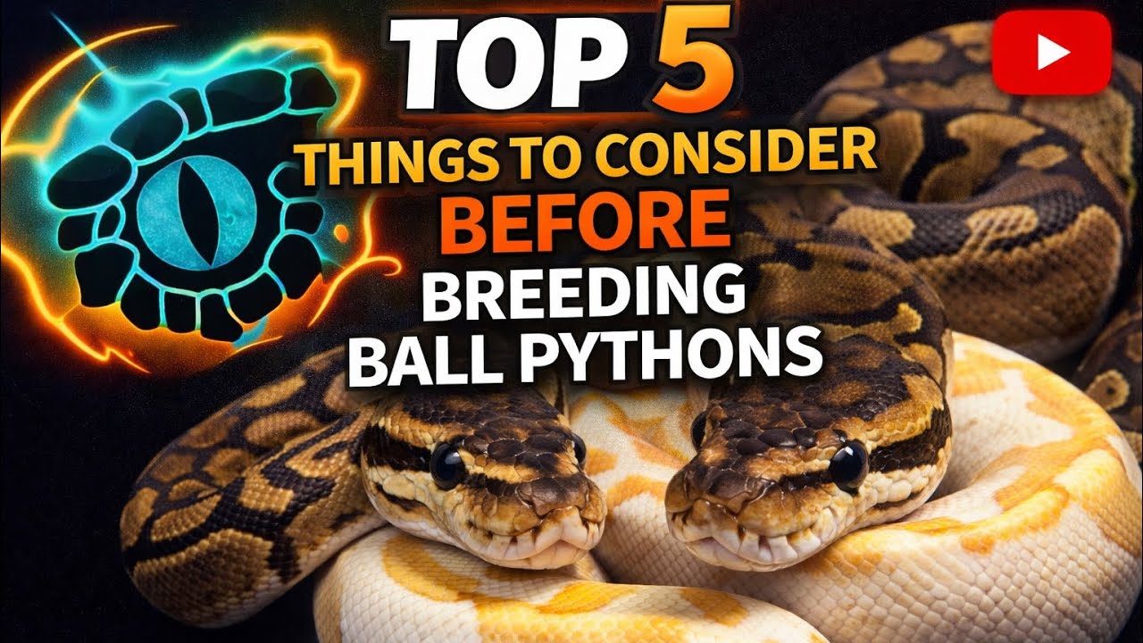 5 things to consider before breeding Ball Pythons 
