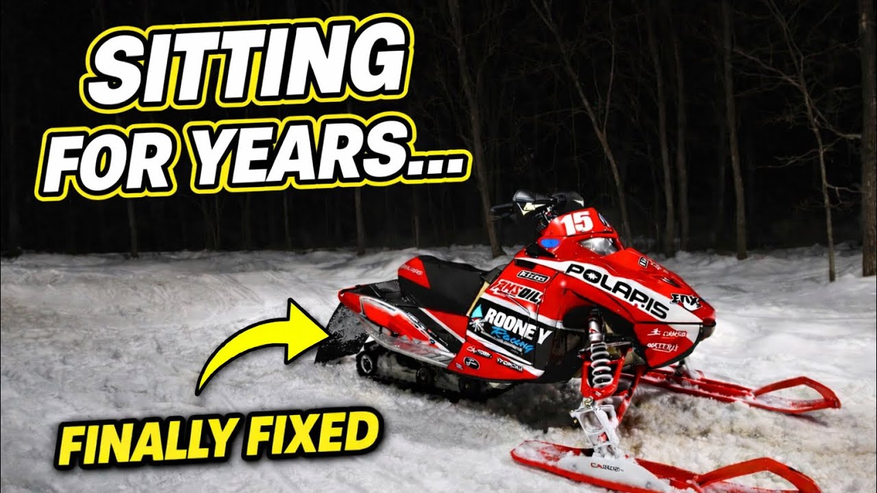This Snowmobile Sat for YEARS… We Finally Fixed It