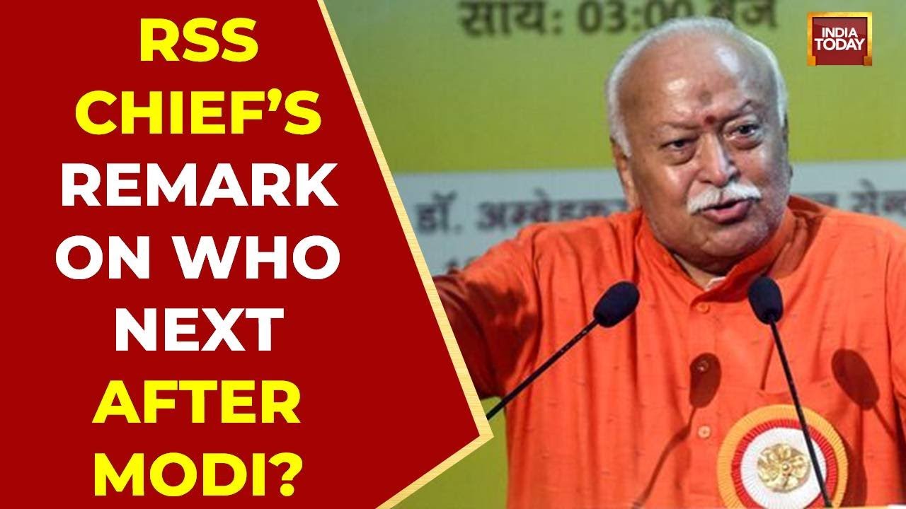 RSS Chief Mohan Bhagwat's Big Remark Regarding Prime Ministerial Succession | India Today News