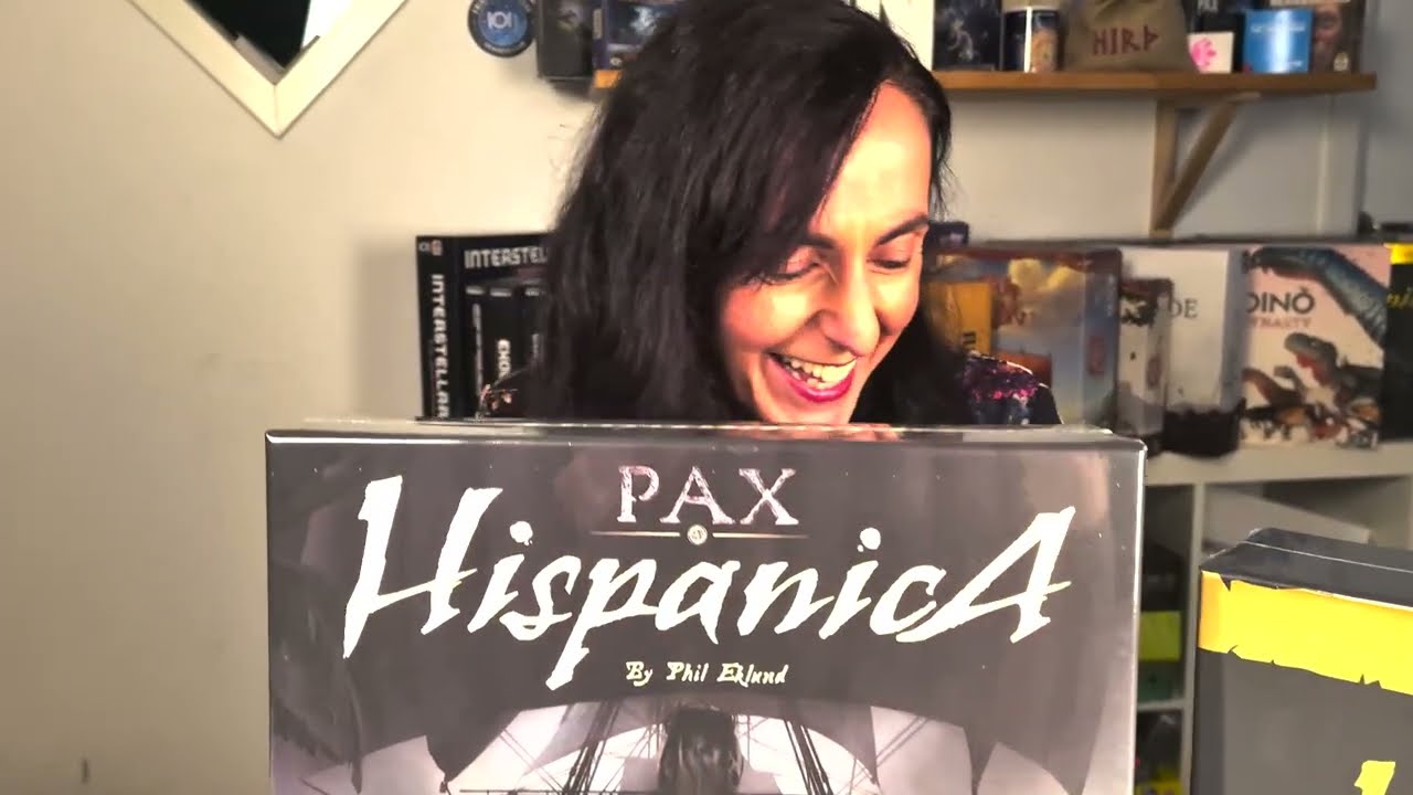 Pax Hispanica board game unboxing