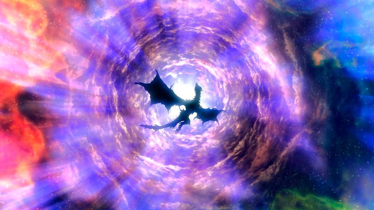 This is what happens if you look at the sky in Sovngarde