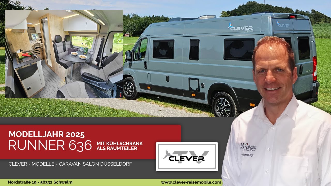 Runner 636 mit Kühlschrank als Raumteiler