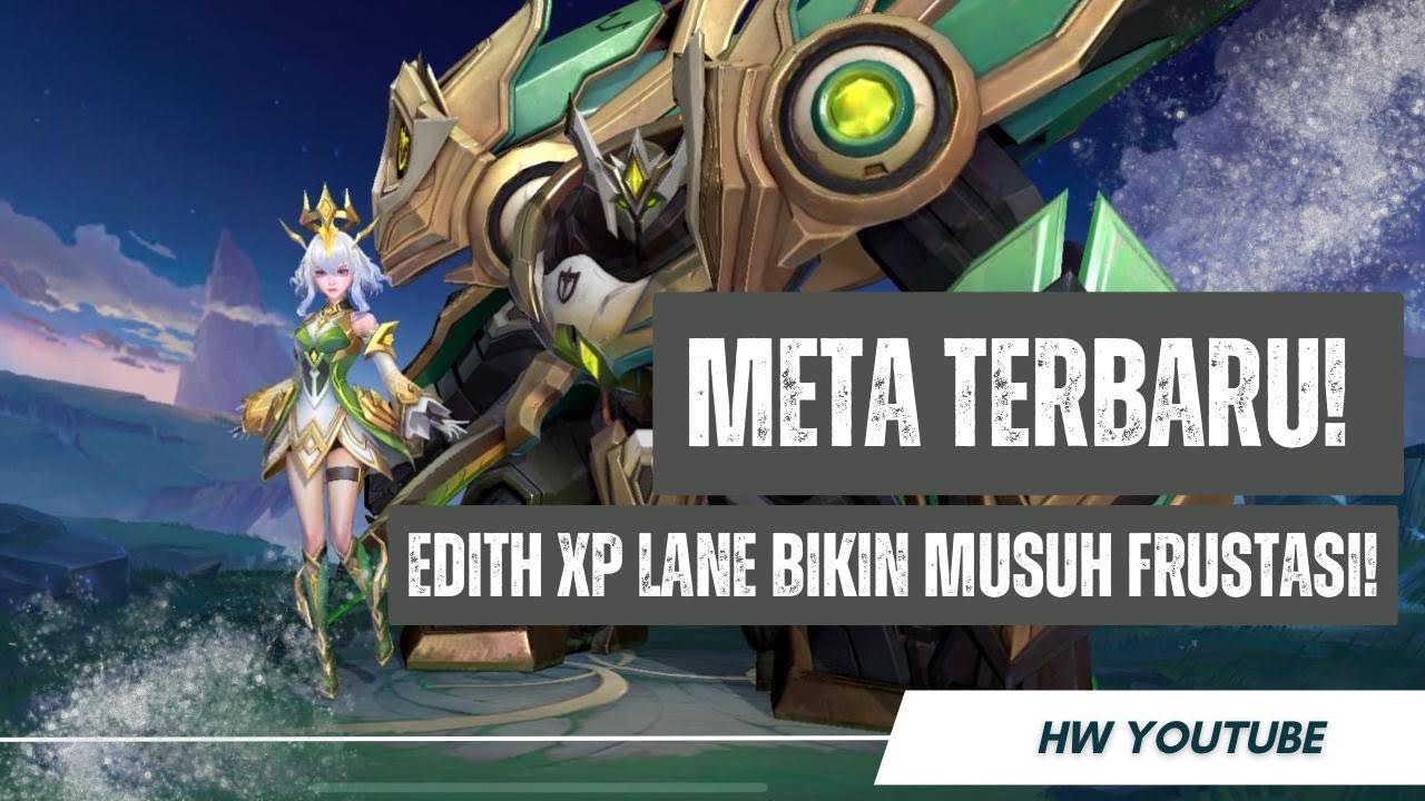 Edith EXP Barbar! Teamfight Auto Menang!🙌 #mobilelegends #mlbb #edith 