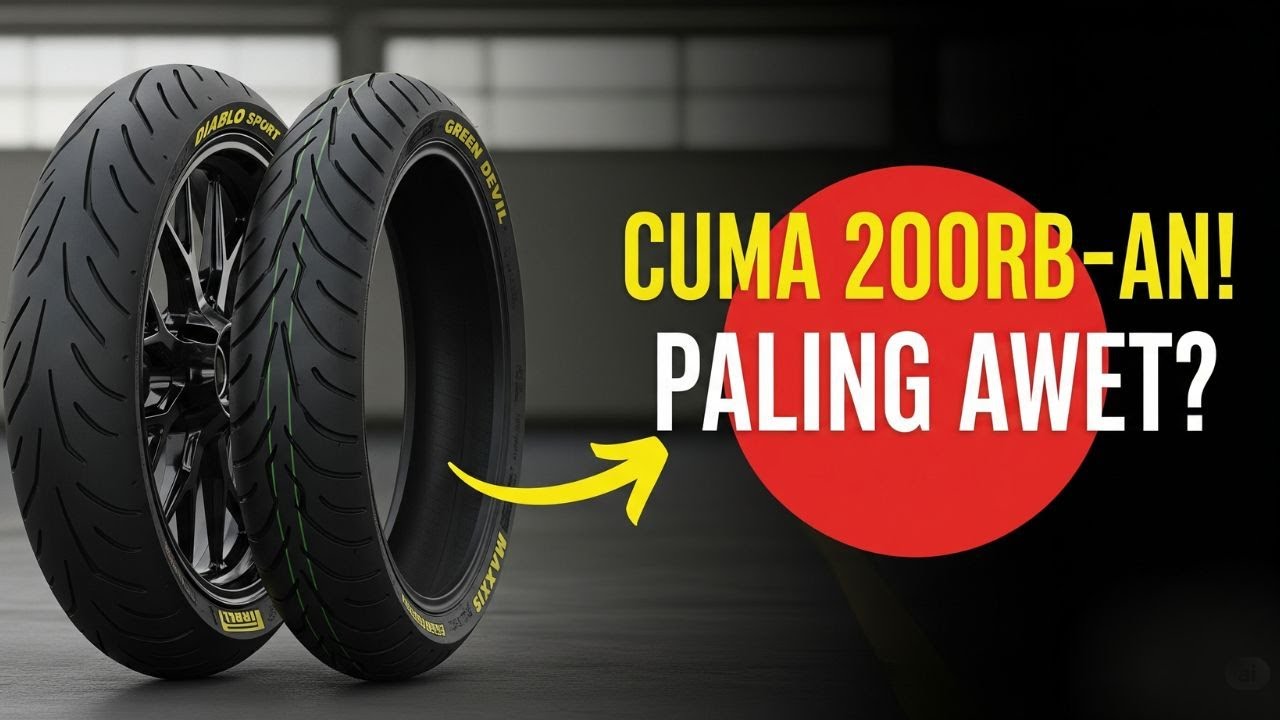 5 BAN TUBELESS MOTOR MATIC TERBAIK 2025: Cuma 200 Ribuan Awet & Anti Licin!